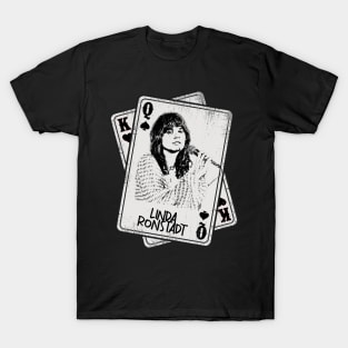Retro Linda Ronstadt Card Style T-Shirt